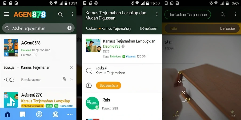 Tampilan antarmuka AGEN878 yang intuitif dan mudah digunakan.