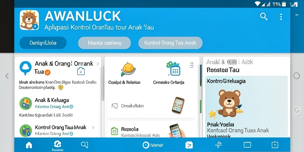 Tampilan antarmuka AWANLUCK yang intuitif dan fungsional.