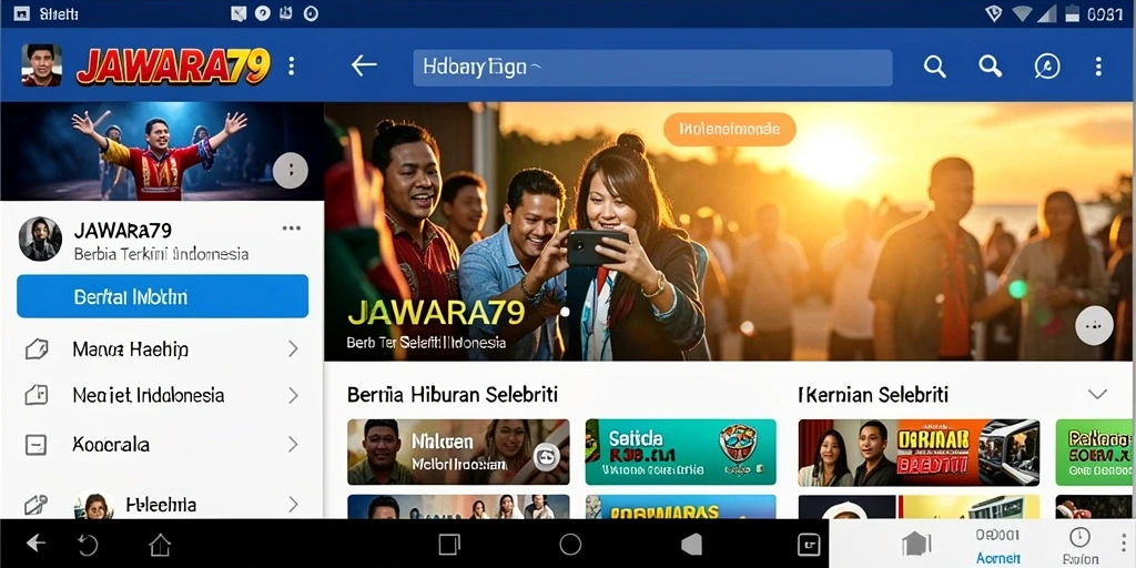 Tampilan antarmuka JAWARA79 yang menarik dan informatif.